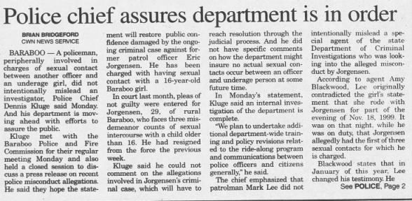 Clipping from The Daily Register
